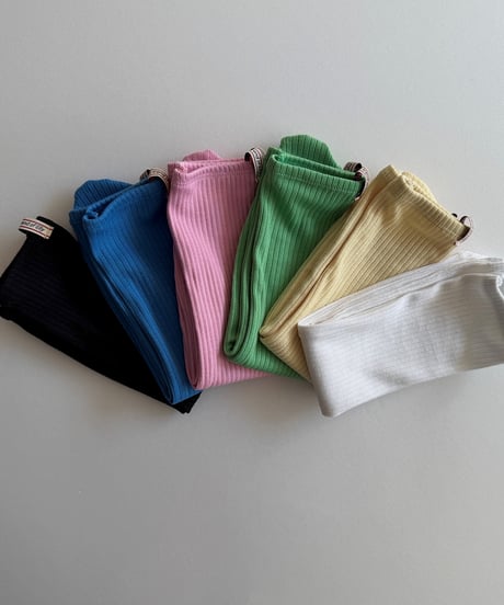 117[予約]ELLYMOLLY colored rib socks