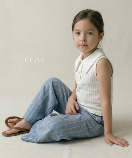 3[予約]elov&monpetitbebe rael collar tee