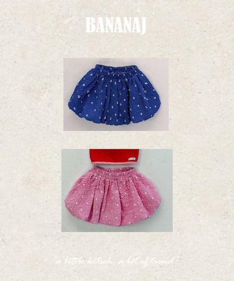 64[予約]BANANAJ chloe ballon skirt