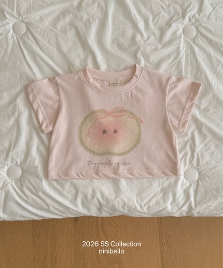 21[予約]ninibello apple pony crop tee