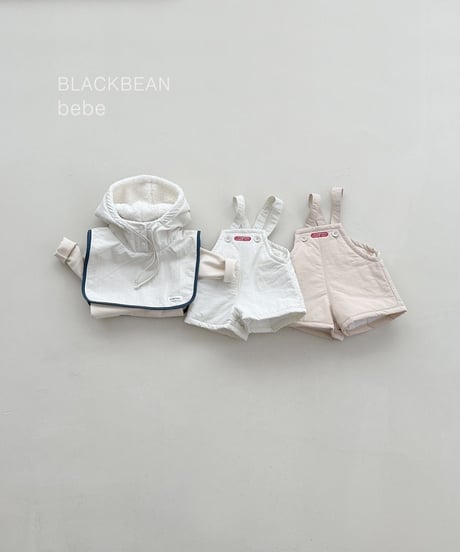 21[予約]blackbean leaf bebe overall set(baby)