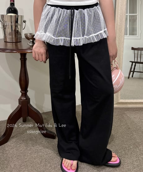 58[予約]matilda&lee lace wide pants