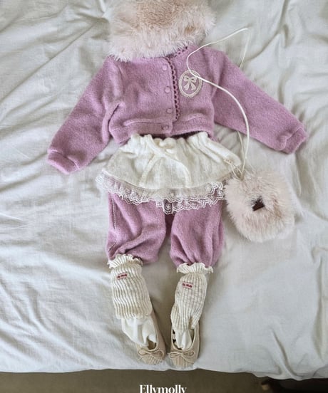 23[予約]ELLYMOLLY fuzzy hug jogger pants
