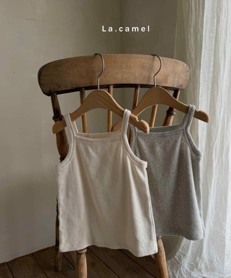 7[予約]La.camel vanilla camisole