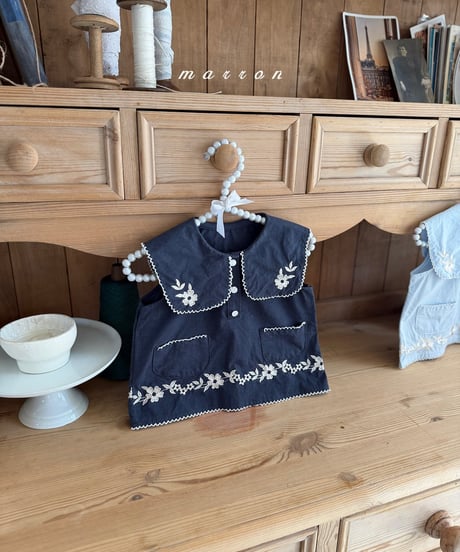 11[予約]marron lily blouse(XS-L)
