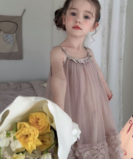18[予約]aiai rose bloom dress