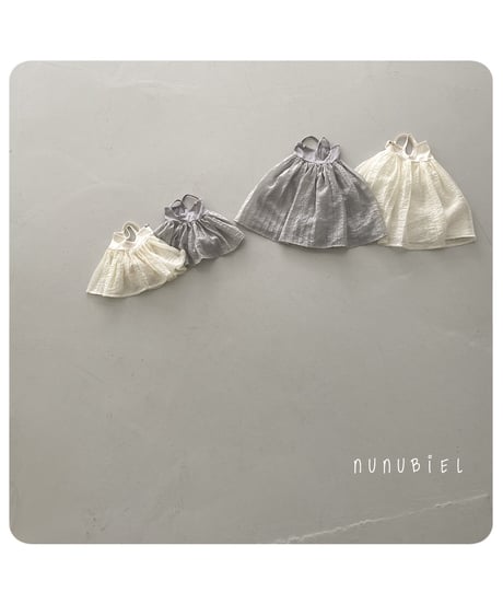 39[予約]nunubiel rose dress
