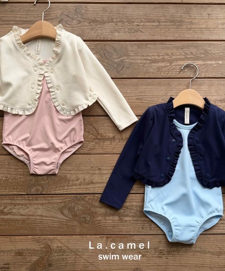 22[予約]La.camel bolero swimwear