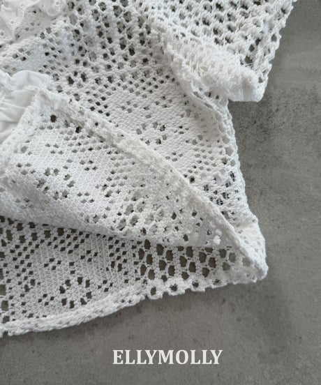 20[予約]ELLYMOLLY rosy crochet bl