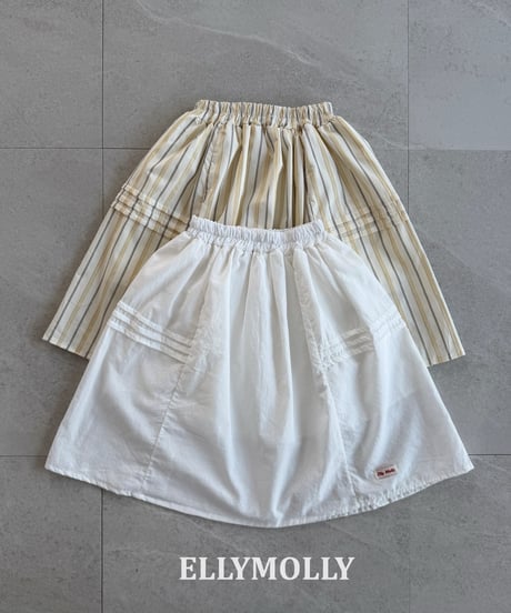 51[予約]ELLYMOLLY blanche long skirt