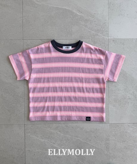 3[予約]ELLYMOLLY washed st boxy tee