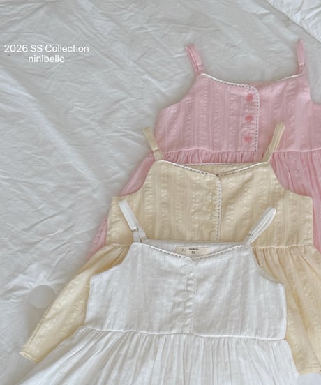 33[予約]ninibello milk tank top blouse