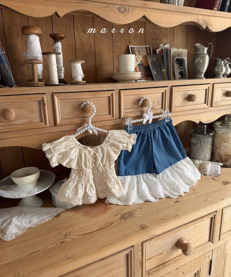13[予約]marron ibis blouse(XS-L)