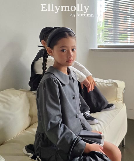 [即納]ELLYMOLLY shushu crop jk