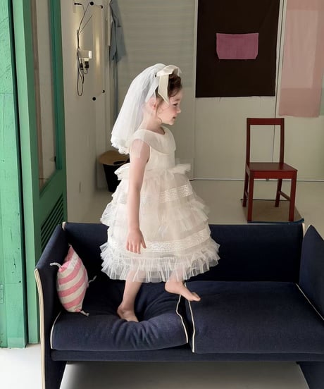 5[予約]aiai white veil princess dress