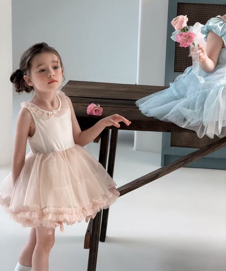 2[予約]aiai cream ballerina dress