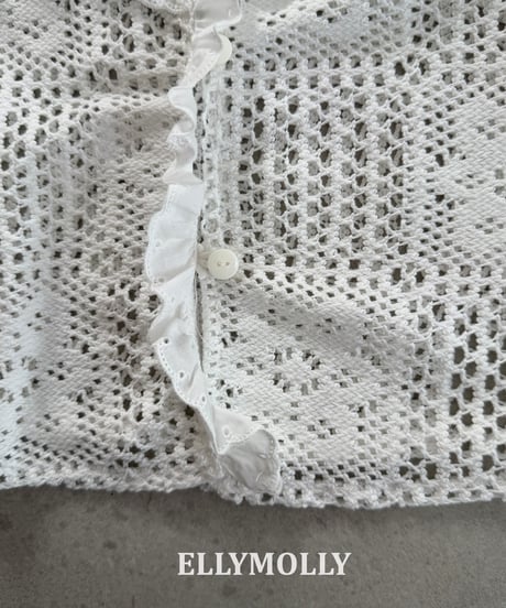 20[予約]ELLYMOLLY rosy crochet bl