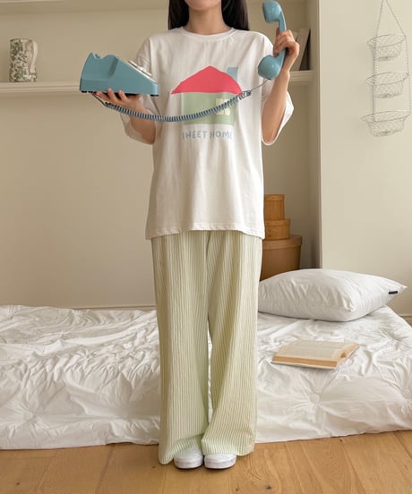 12[予約]ninibello sweet home short sleeve tee(adult)