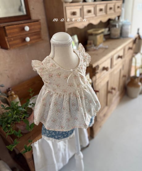 63[予約]marron anna blouse(XS-L)