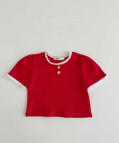 13[予約]melikey soft lace t