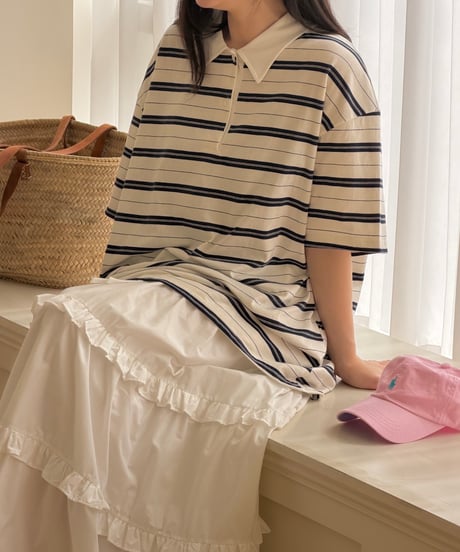 20[予約]ninibello pocky collar tee(adult)