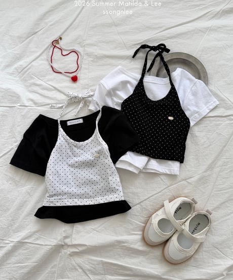 81[予約]matilda&lee dot off shoulder set