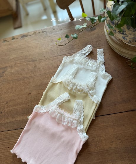 64[予約]marron love sleeveless(XS-L)