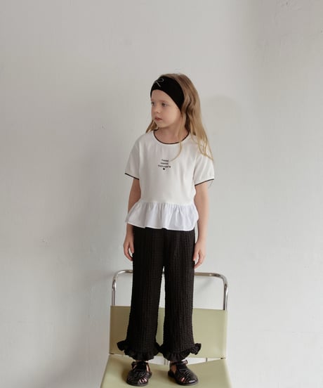 7[予約]momoann windy frill tee