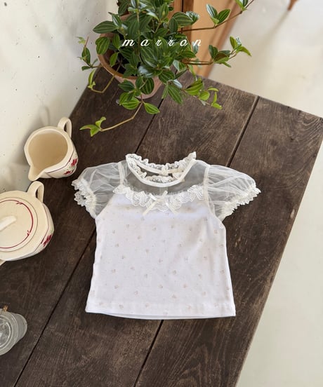 7[予約]marron yvonne t-shirt(XS-L)