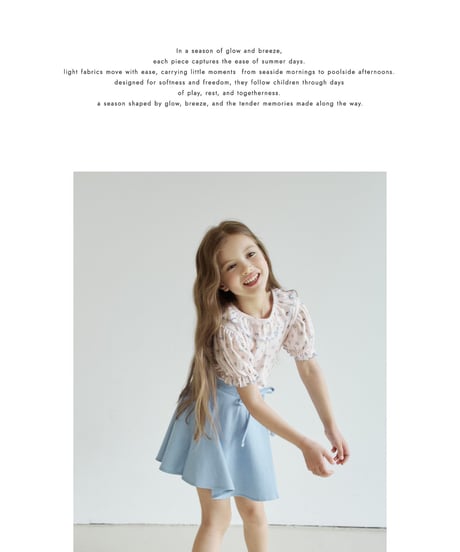 1[予約]ROSETTE coco shirring t-shirt
