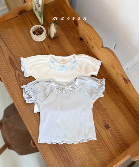 6[予約]marron mimi t-shirt(XS-L)