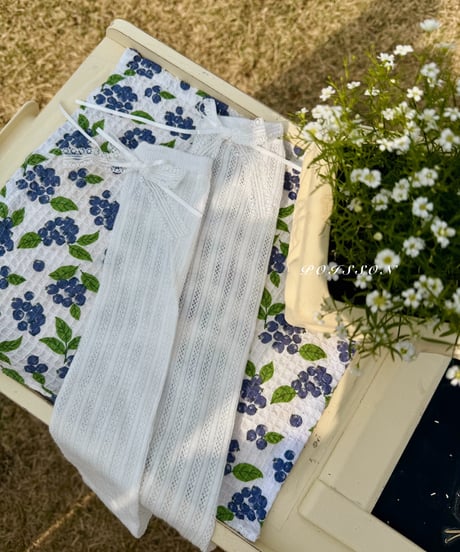 27[予約]poisson blanc lace socks