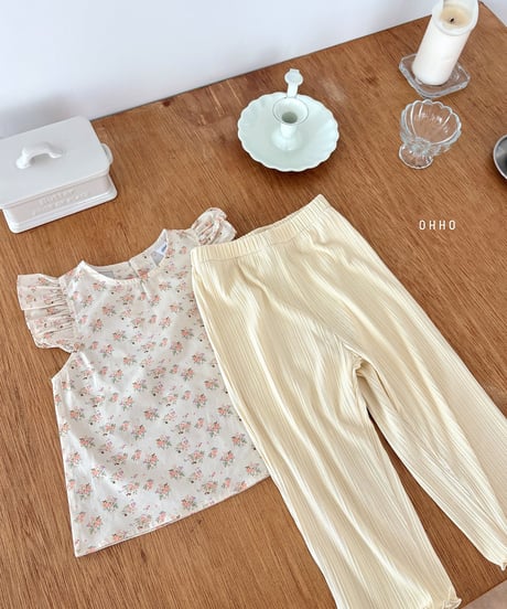 33[予約]ohho madeleine wing blouse