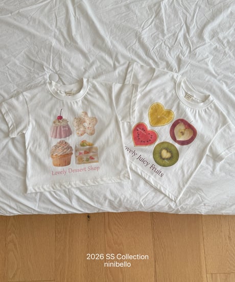 13[予約]ninibello juicy sweet short sleeve tee
