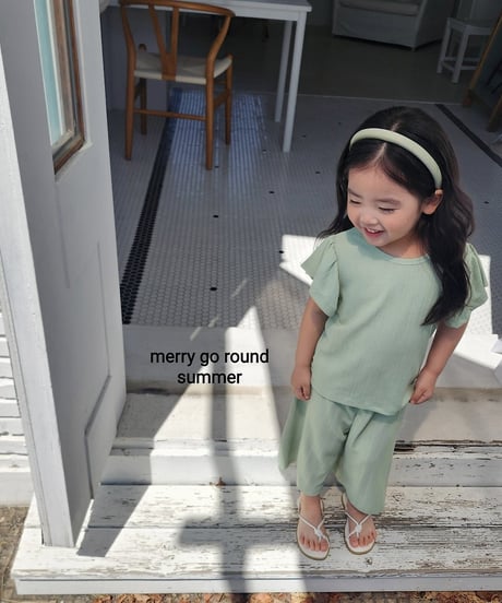 5[予約]merry go round frill set
