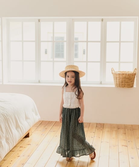 5[予約]mon Atelier lace frill top