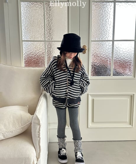 112[予約]ELLYMOLLY fleece basic tights