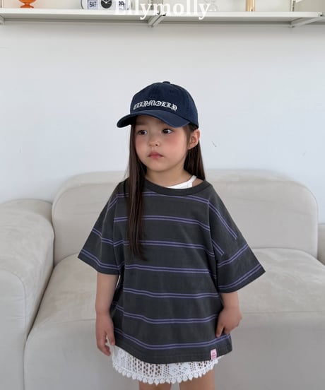 3[予約]ELLYMOLLY washed st boxy tee