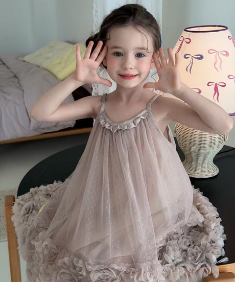 18[予約]aiai rose bloom dress