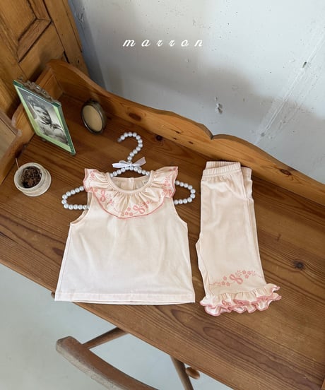 10[予約]marron ribbon set up(XS-L)