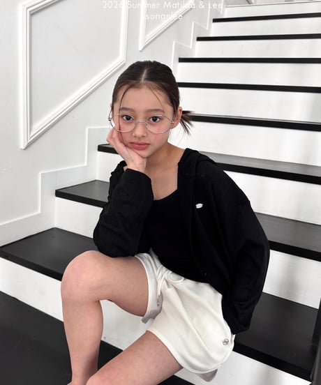 90[予約]matilda&lee summer hooded cardigan