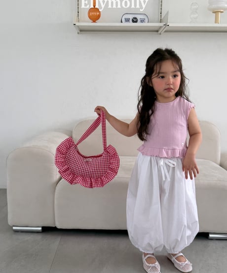 124[予約]ELLYMOLLY mini frill bag