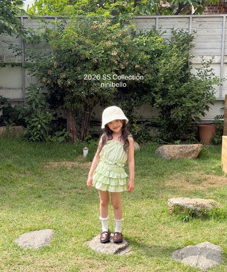 83[予約]ninibello sweet tiered skirt