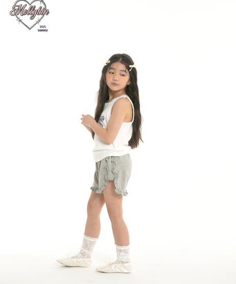 [即納]送料無料 Mollybin sandy frill short pants