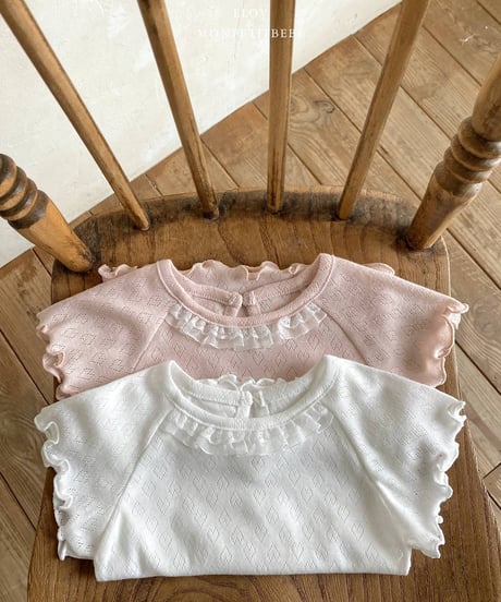 2[予約]elov&monpetitbebe nana lace tee