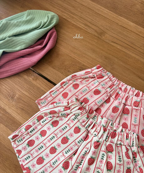 8[予約]ohho i love strawberry shorts