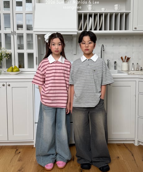 51[予約]matilda&lee classic collar tee