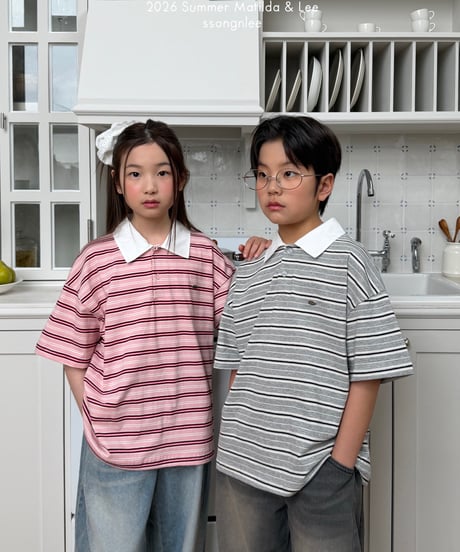 51[予約]matilda&lee classic collar tee