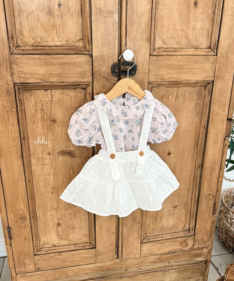 30[予約]ohho rose frill blouse