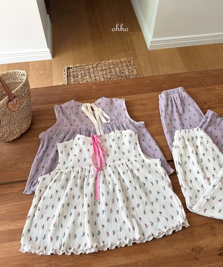 24[予約]ohho mare pleated blouse